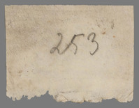 L 01433
<br/>
Label met opschrift
<br/>
<em>Escher von der Linth, Johannes Conrad (1767-1823)</em>